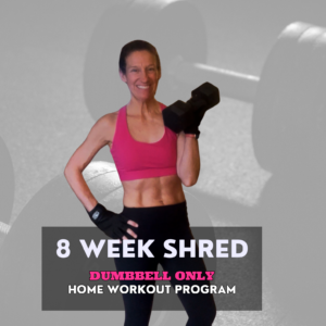 8 Week SHRED Dumbbell Only Home Workout Program